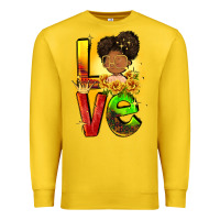Lemon Love Juneteenth Premium Sweatshirt - FaDigitalArtStudio