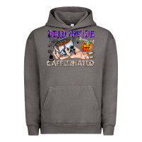 Pigment Tornado Dead Inside Caffeinated Urban Hoodie - CowhideDigitalArt