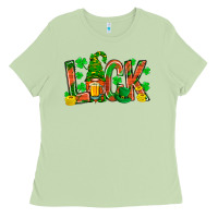 Matcha luck with gnome and beer Ladies Tee - NancyCooperArtShop
