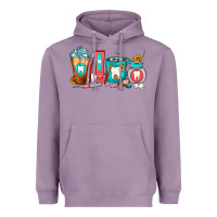 Lavender Dentist Coffee Cups Heavyweight Hoodie - FaDigitalArtStudio