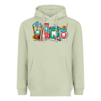 Matcha Dentist Coffee Cups Heavyweight Hoodie - FaDigitalArtStudio