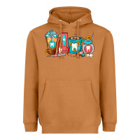 Meerkat Dentist Coffee Cups Heavyweight Hoodie - FaDigitalArtStudio