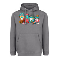 Storm Dentist Coffee Cups Heavyweight Hoodie - FaDigitalArtStudio