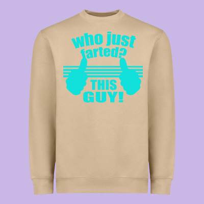 Who Just Farted This Guy Heavyweight Sweatshirt Designed By Bettercallsaul