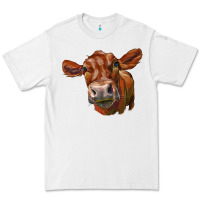 White red angus face Premium Tee - LillyAllenDesigns
