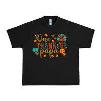 Black one thankful papa Urban Heavy Tee - JahusDesignShop