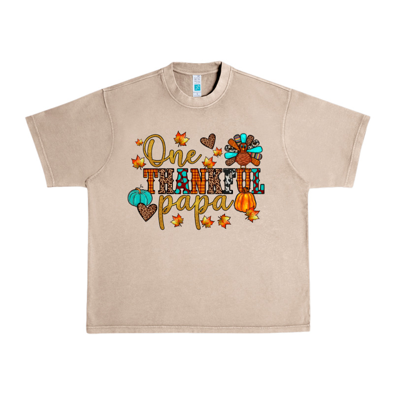 One Thankful Papa Urban Heavy Tee by JahusDesignShop | Teevron