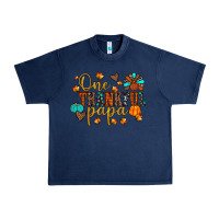Navy one thankful papa Urban Heavy Tee - JahusDesignShop