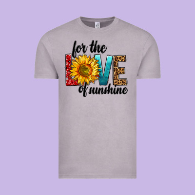 For The Love Of Sunshine Vintage Tee Designed By Bundleandbundleshop