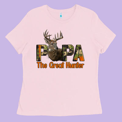 Western Papa The Great Deer Hunter Ladies Tee Designed By Lillyallendesigns