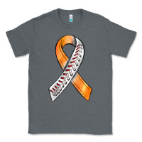 Charcoal Heather Kidney Cancer Ribbon Baseball Classic Tee - BundleAndBundleShop