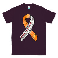 Plum Kidney Cancer Ribbon Baseball Classic Tee - BundleAndBundleShop