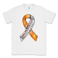 White Kidney Cancer Ribbon Baseball Classic Tee - BundleAndBundleShop