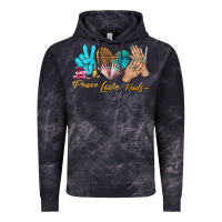 Cloud Black peace love nails bbs Vintage Hoodie - BundleAndBundleShop