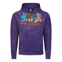 Cloud Purple peace love nails bbs Vintage Hoodie - BundleAndBundleShop