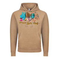 Vintage Coffee peace love nails bbs Vintage Hoodie - BundleAndBundleShop