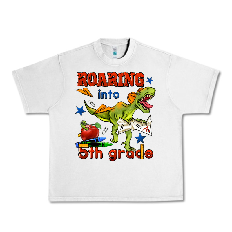 Roaring Into 5th Grade Urban Heavy Tee by BundleAndBundleShop | Teevron