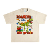 Sandshell roaring into 5th grade Urban Heavy Tee - BundleAndBundleShop
