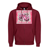 Burgundy survivor cancer awareness Zipper Hoodie - CowGirlArtShop