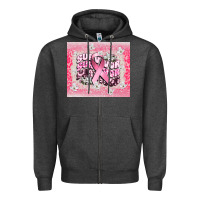 Charcoal Heather survivor cancer awareness Zipper Hoodie - CowGirlArtShop