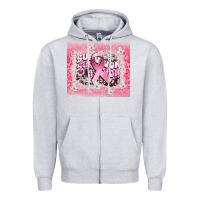 Heather Grey survivor cancer awareness Zipper Hoodie - CowGirlArtShop