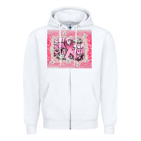 White survivor cancer awareness Zipper Hoodie - CowGirlArtShop