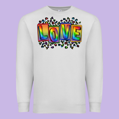Love Pride Premium Sweatshirt Designed By Fadigitalartstudio