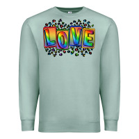 Seafoam Love pride Premium Sweatshirt - FaDigitalArtStudio