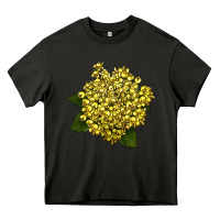 Asphalt Oregon Grape Flower Illustrations Heavy Core Tee - LillyAllenDesigns