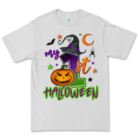 Dove Grey My first Halloween Premium Tee - NancyCooperArtShop