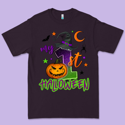 My First Halloween Premium Tee Designed By Nancycooperartshop