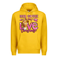 Lemon iced coffee is my love language Premium Hoodie - OliviaCreatesArt