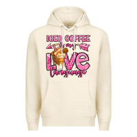 Tofu iced coffee is my love language Premium Hoodie - OliviaCreatesArt