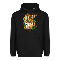 Black Simmental Cow Bobba Cup Heavyweight Hoodie - FaDigitalArtStudio