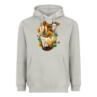 Moon Dust Simmental Cow Bobba Cup Heavyweight Hoodie - FaDigitalArtStudio