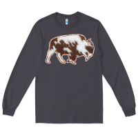 Smoke Cowhide Bison Silhouette Long Sleeve Tee - Bettercallsaul