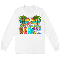White life is better at the beach Long Sleeve Tee - RanaPortraitStore