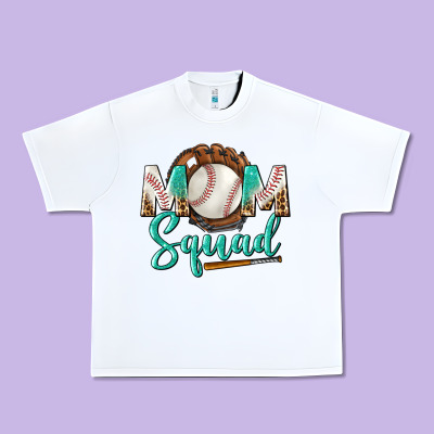 Mom Squad Urban Heavy Tee Designed By Bundleandbundleshop