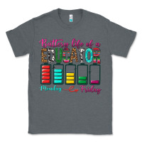 Charcoal Heather Battery Life Of A Educator Classic Tee - BundleAndBundleShop