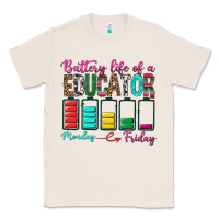 Natural Battery Life Of A Educator Classic Tee - BundleAndBundleShop