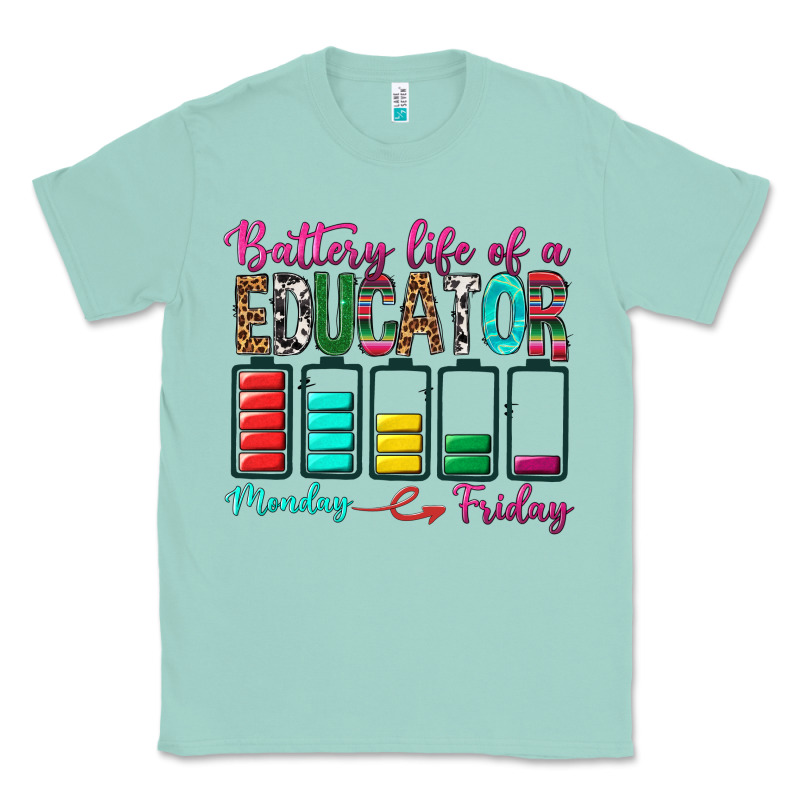 Battery Life Of A Educator Classic Tee by BundleAndBundleShop | Teevron