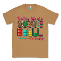 Toasted Coconut Battery Life Of A Educator Classic Tee - BundleAndBundleShop