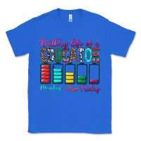 True Royal Battery Life Of A Educator Classic Tee - BundleAndBundleShop