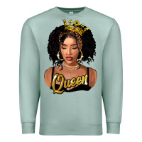 Seafoam black queen Premium Sweatshirt - FaDigitalArtStudio