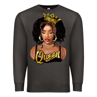 Smoke black queen Premium Sweatshirt - FaDigitalArtStudio