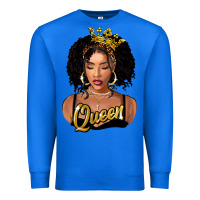 True Royal black queen Premium Sweatshirt - FaDigitalArtStudio