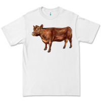 White red angus cow Premium Tee - LillyAllenDesigns