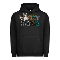 Pigment Black Bunny mama Urban Hoodie - CowhideDigitalArt