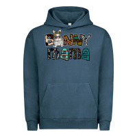 Pigment Midnight Navy Bunny mama Urban Hoodie - CowhideDigitalArt