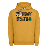 Pigment Peanut Butter Bunny mama Urban Hoodie - CowhideDigitalArt